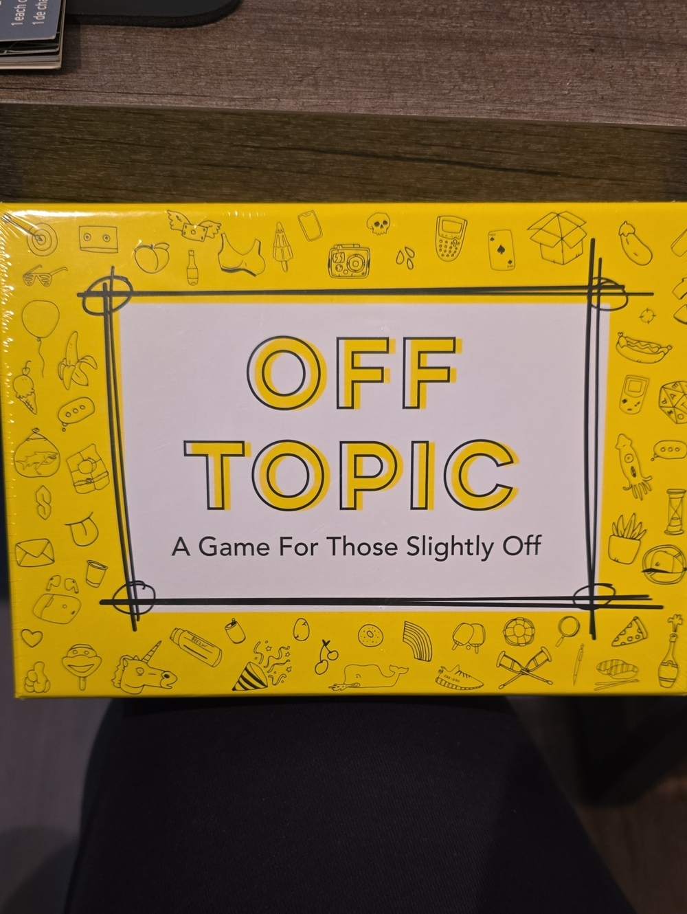 Off Topic Party Game - Yellow